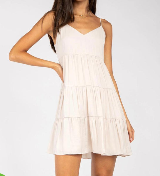 Flare Tiered Babydoll Dress