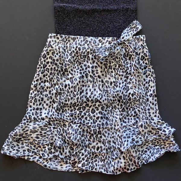 Animal Print Mini Skirt