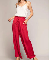 Red Palazzo Pant